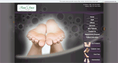 Desktop Screenshot of footandanklecentersofohio.com